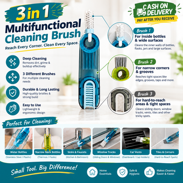 3 in 1 Multifunctional Cleaning Brush